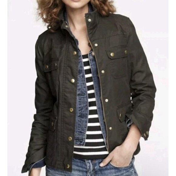 J.CREW Jackets & Blazers - J. Crew Field Jacket Dark Olive Green Small Preppy Army Outdoor